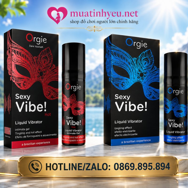 ORGiE SEXY VIBE – GEL KÍCH THÍCH CAO CẤP CHO NHỮNG KHOẢNH KHẮC THĂNG HOA