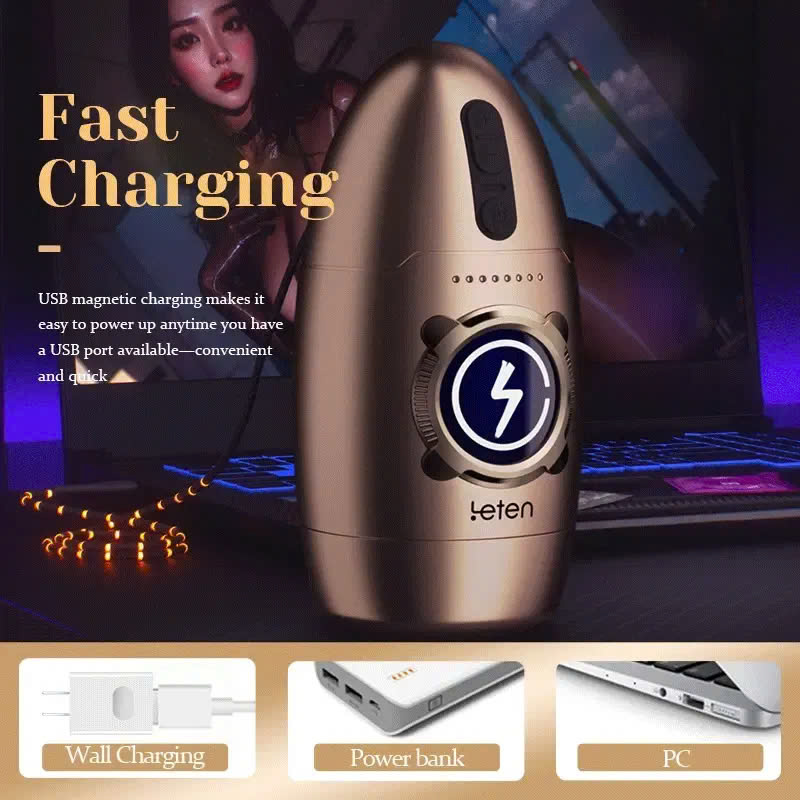 Cốc thủ dâm tự động Leten Spacetime Cabin 7 chế độ xoay hiện đại