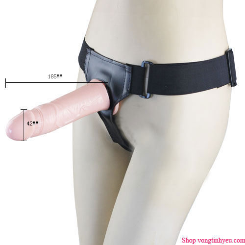 Dương vật giả dây đeo rỗng ruột cao cấp hỗ trợ quan hệ nam nữ