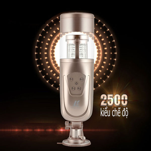 Máy thủ dâm tự động Flashing Lover 2500 chế độ rung đa năng Máy thủ dâm tự động Flashing Lover 2500 chế độ rung đa năng