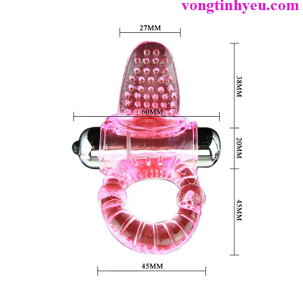 Vòng rung lưỡi liếm âm đạo Lybaile hàng hiệu tăng khoái cảm đôi tình nhân