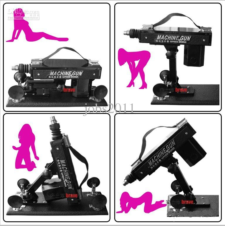 Máy thủ dâm tự động Machine Gun Usa 3 đầu dương vật giả cao cấp