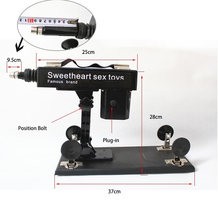 Máy thủ dâm tự động Machine Gun Usa 3 đầu dương vật giả cao cấp