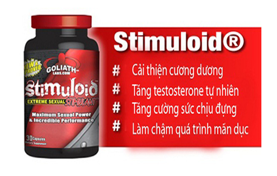 Thuốc tăng kích thước cậu nhỏ STIMULOID Mỹ thảo dược