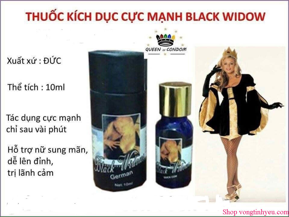 Thuốc kích dục nữ dạng nước Black Windows hàng hiệu kích thích nhanh