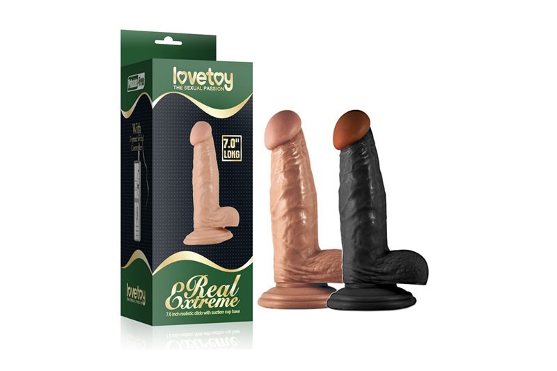 Dương vật giả hít tường Lovetoy Real Extreme 17.5cm cao cấp