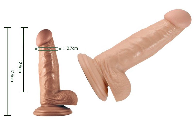 Dương vật giả hít tường Lovetoy Real Extreme 17.5cm cao cấp
