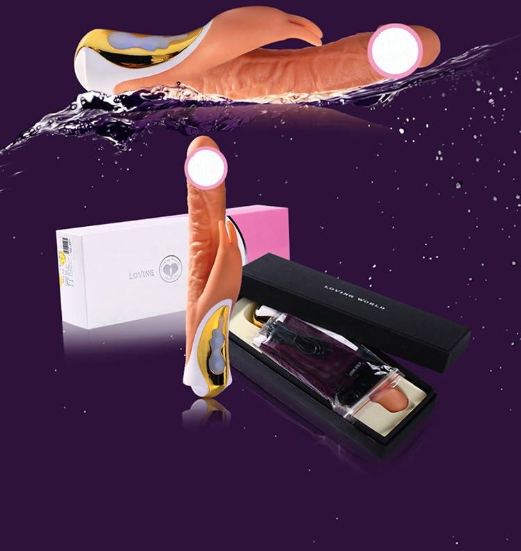 Dương vật giả 10 chế độ rung ngoáy 360 độ Loving World sướng