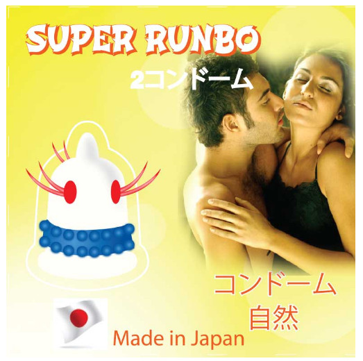 Bao cao su siêu gai râu Super Runbo tăng khoái cảm mạnh mẽ, bền lâu