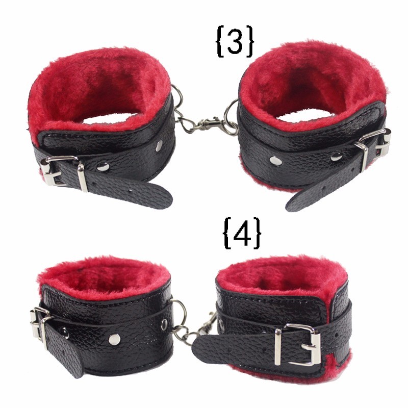 Bộ dụng cụ bạo dâm 10 món chất liệu da bông kích thích mạnh