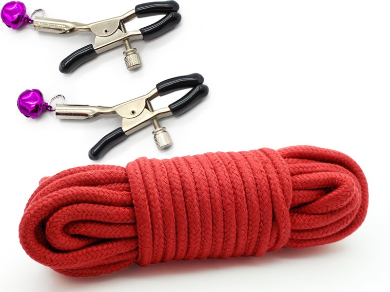 Bộ dụng cụ bạo dâm 10 món chất liệu da bông kích thích mạnh