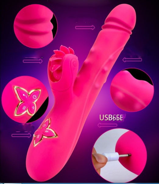 Dương vật rung thụt lưỡi liếm Esther phát nhiệt đa năng kích thích nữ