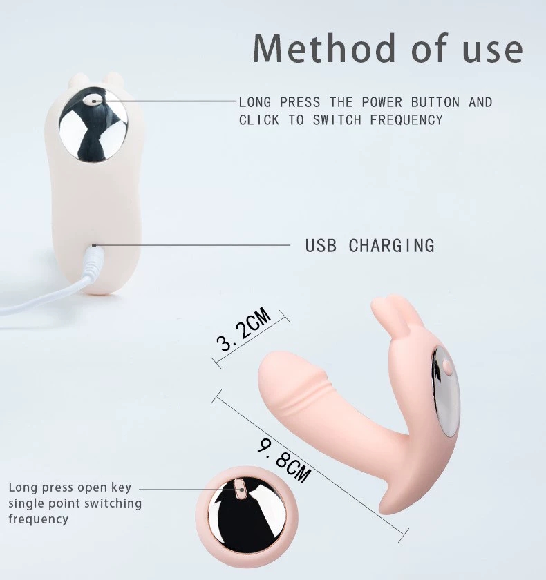 Quần chíp rung điều khiển từ xa hình dương vật sạc pin mạnh mẽ