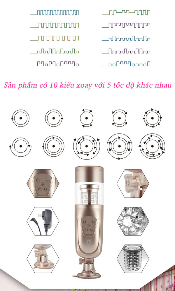 Máy thủ dâm tự động Flashing Lover 2500 chế độ rung đa năng Máy thủ dâm tự động Flashing Lover 2500 chế độ rung đa năng
