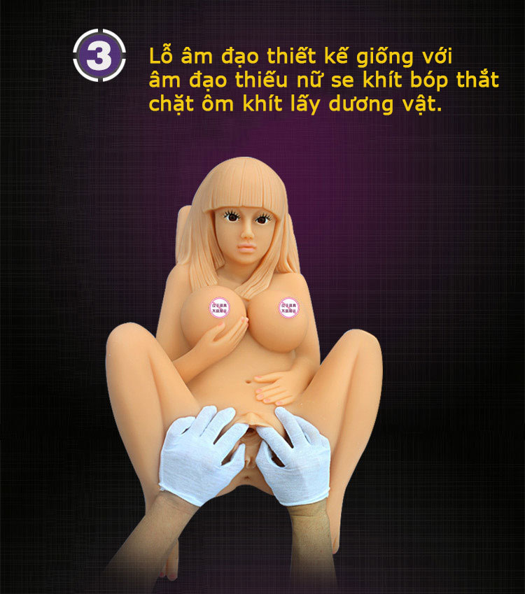 Búp bê tình dục Angela nam thủ dâm đa chức năng giá rẻ