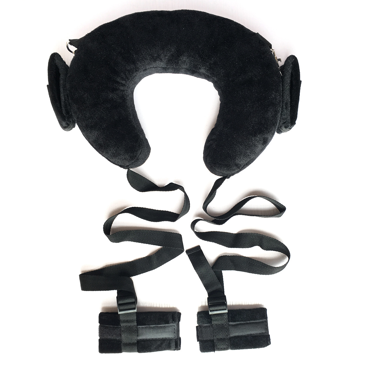 Bộ trói tay chân bạo dâm nhung cao cấp cho cặp đôi kích thích