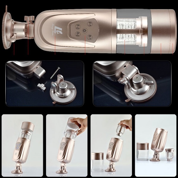 Máy thủ dâm tự động Flashing Lover 2500 chế độ rung đa năng Máy thủ dâm tự động Flashing Lover 2500 chế độ rung đa năng