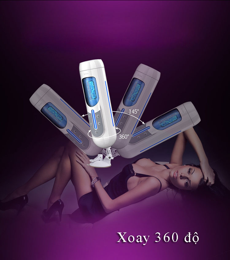 Máy bú mút Leten tự động hít tường 31cm silicon mềm mại an toàn