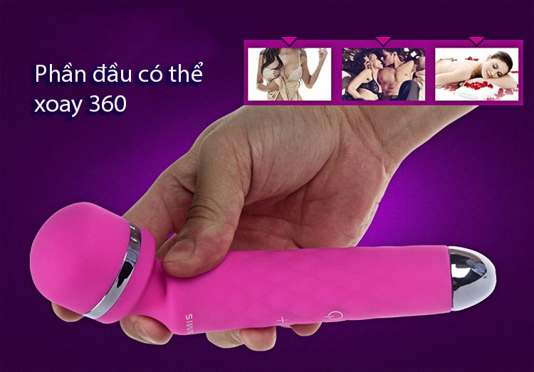 Chày rung nhiệt Nano Sinmis cao cấp massage đa năng