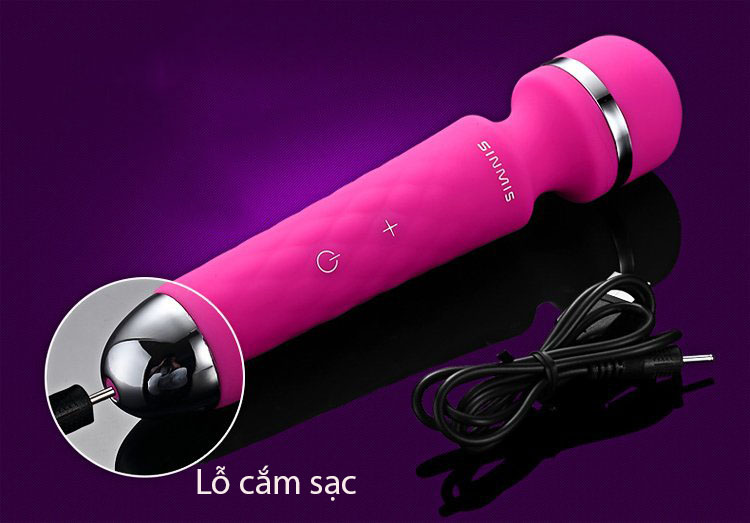 Chày rung nhiệt Nano Sinmis cao cấp massage đa năng