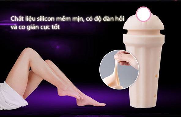 Âm đạo giả gắn tường co bóp Leten Diamon silicon cao cấp an toàn