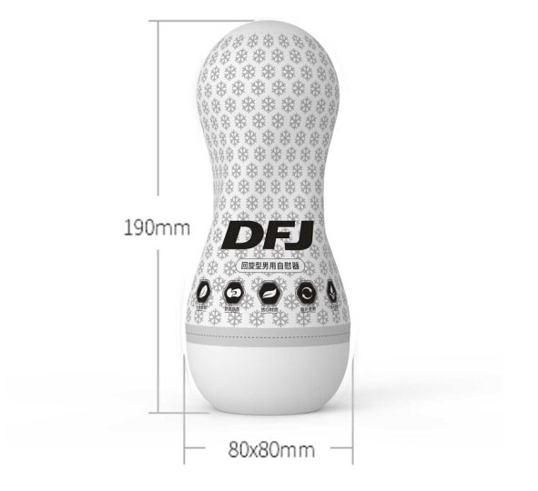 Âm đạo giả silicon có rung cầm tay DFJ cao cấp nhỏ gọn tinh tế