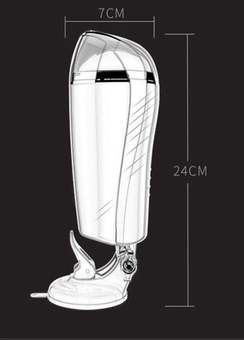 Âm đạo hít tường Manmiao phát âm thanh rung mạnh mẽ thỏa mãn nam giới