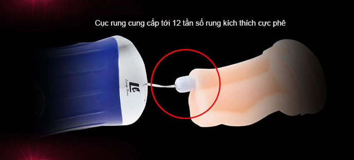 Âm đạo gắn tường rung thụt tự động phát âm thanh LC Easy Love