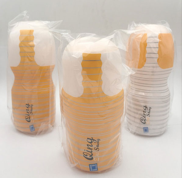 Cốc thủ dâm cầm tay Qing silicon nguyên khối mô phỏng âm đạo thật