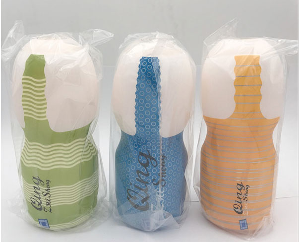 Cốc thủ dâm cầm tay Qing silicon nguyên khối mô phỏng âm đạo thật