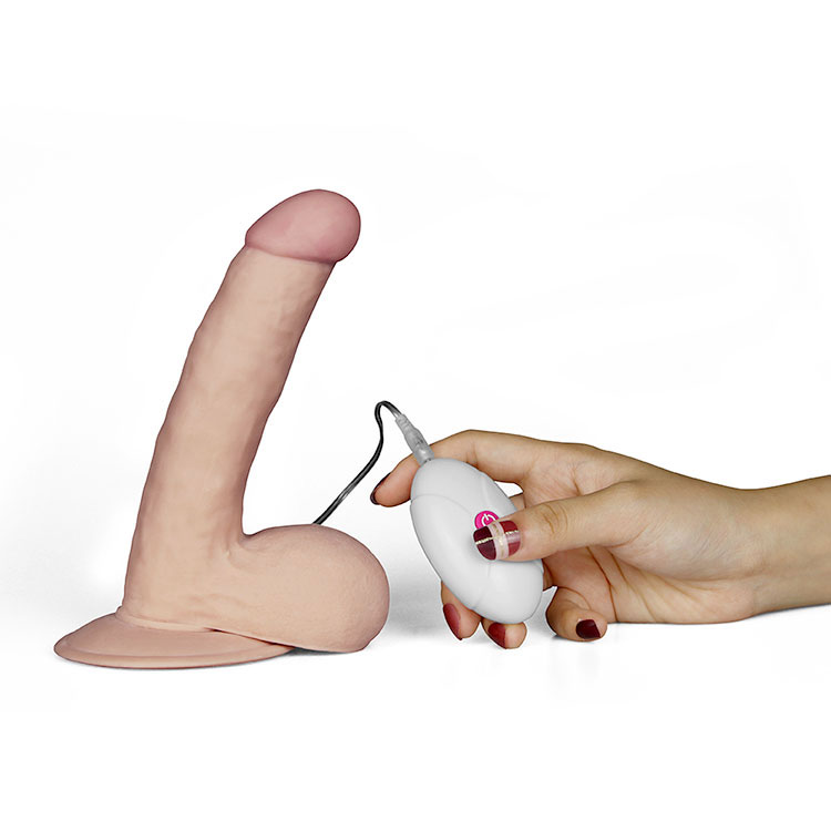 Dương vật silicon đế gắn tường siêu rung Ultra Soft Dude kích thích điểm G