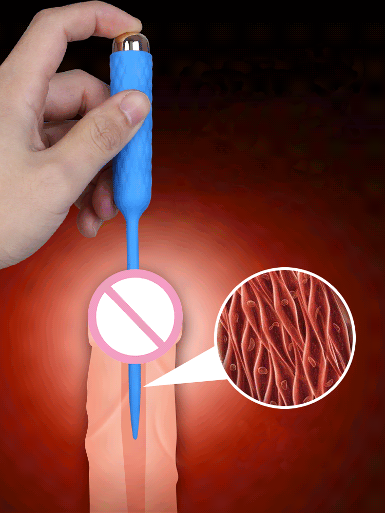 Thanh rung kích niệu đạo 7 chế độ rung tăng hưng phấn nam