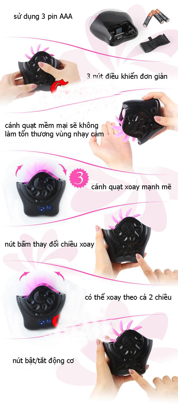 Máy liếm âm đạo tự động Sqweel2 rung quay 3 chế độ silicon cao cấp