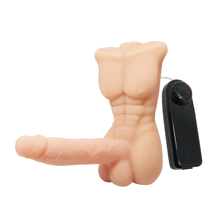 Dương vật giả gắn thân Bigger Man rung cực mạnh hít tường
