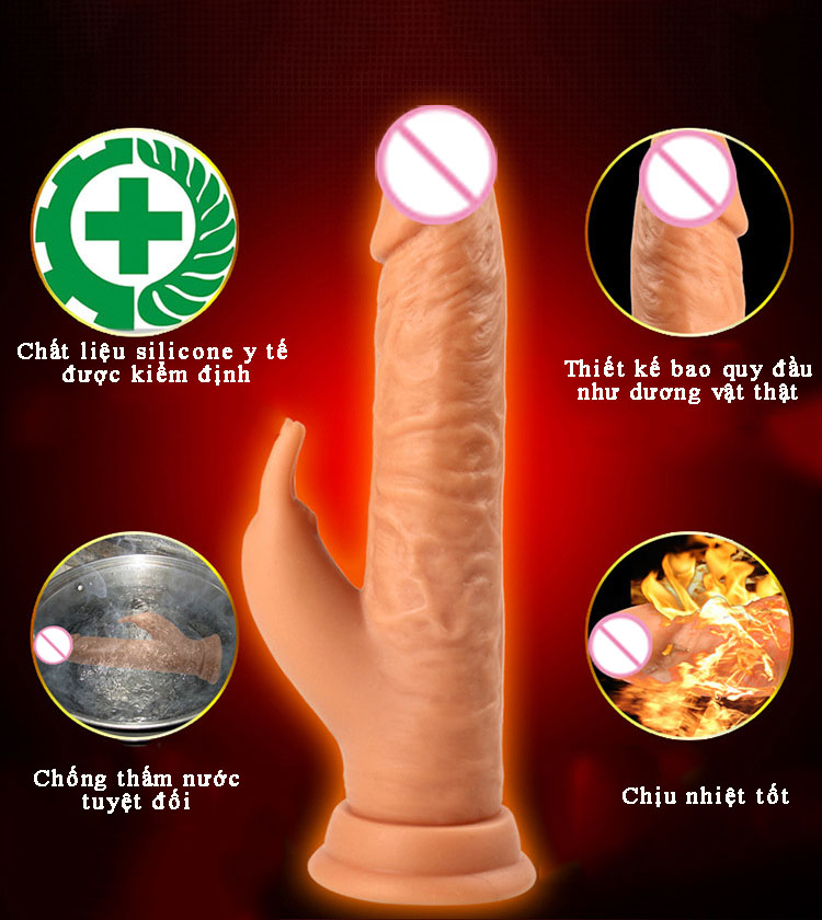 Dương vật giả Cyberskin gân guốc siêu mềm rung cao cấp hít tường Dương vật giả Cyberskin gân guốc siêu mềm rung cao cấp hít tường