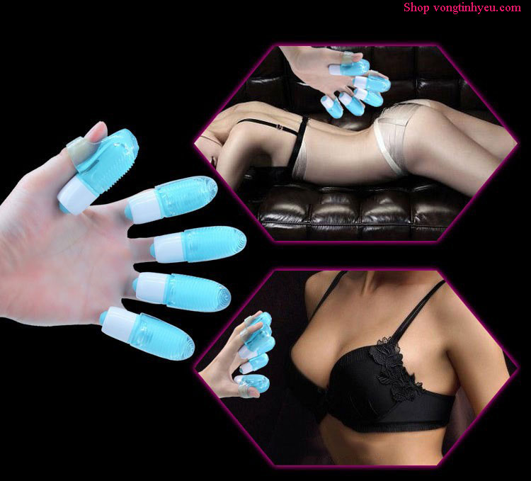 Rung ngón tay gai nhỏ gọn kích thích nữ cực khoái cảm cho đôi bạn