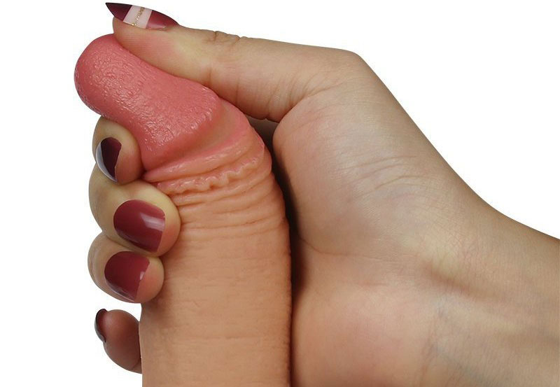 Dương vật giả đế gắn tường Lovetoy 7 inch siêu mềm da nâu