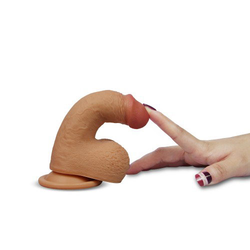 Dương vật giả đế hít tường Lovetoy Nature Cock Gabe mềm mại
