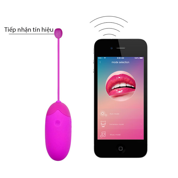 Trứng rung massage điểm G Pretty Love kết nối bluetooth siêu sướng