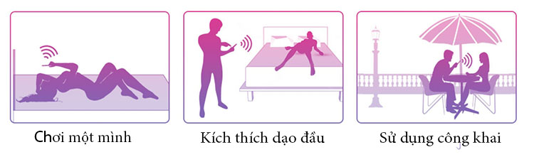 Trứng rung Lovense Lush 3 cao cấp điều khiển app điện thoại