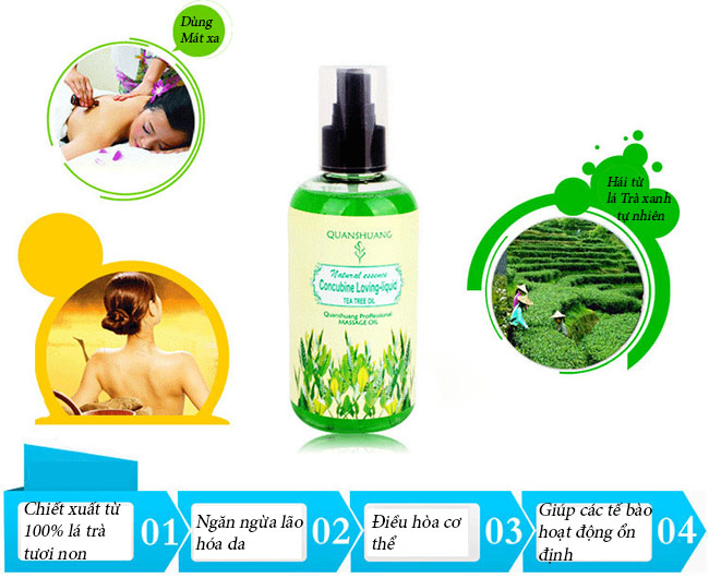 Dầu massage tăng ham muốn vợ chồng 200ml hương hoa tự nhiên thư giãn
