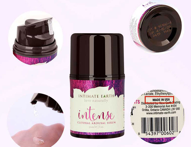 Gel bôi trơn se khít âm đạo Intense thảo dược thiên nhiên tăng khoái cảm