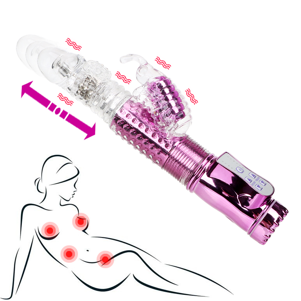 Dương vật giả rung thụt điểm G pin sạc silicone y tế an toàn