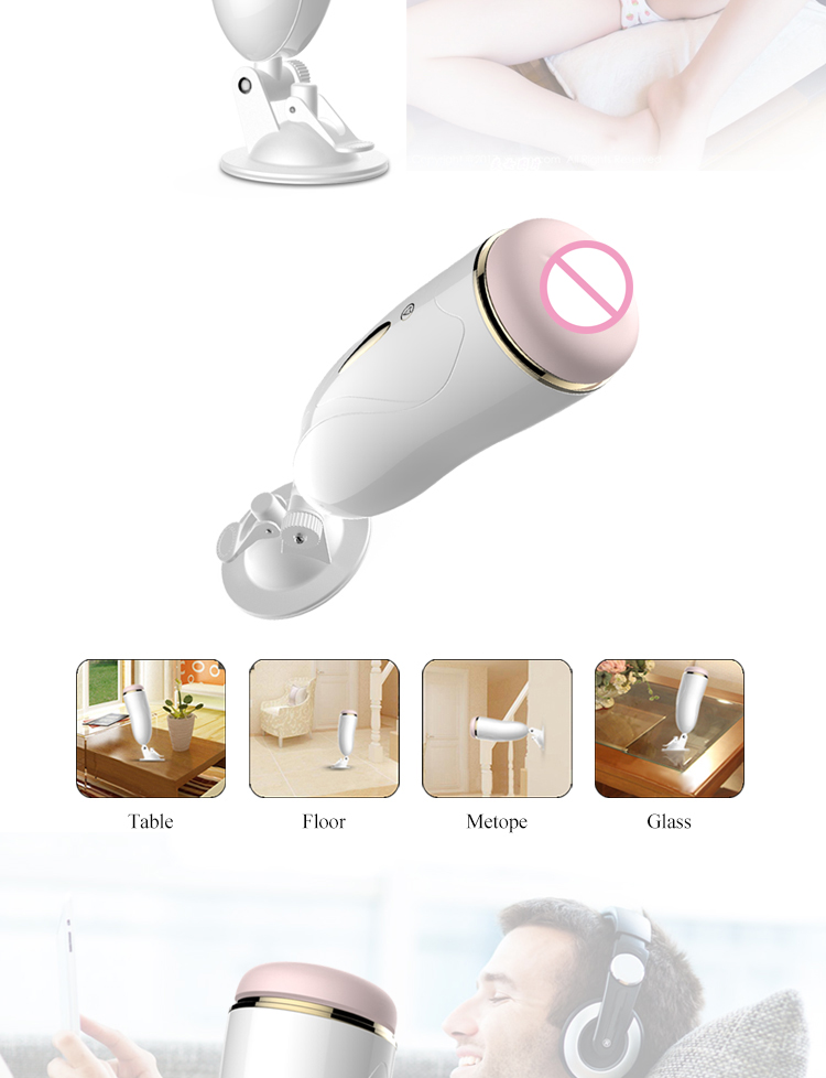 Âm đạo giả hít tường rung rên Fox cao cấp silicon mềm mại