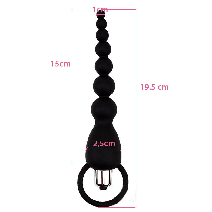 Que rung kích thích hậu môn Black Mont nhỏ gọn đa chế độ