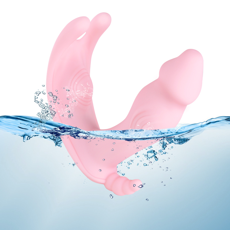 Bướm dương vật giả rung không dây điều khiển từ xa silicon y tế