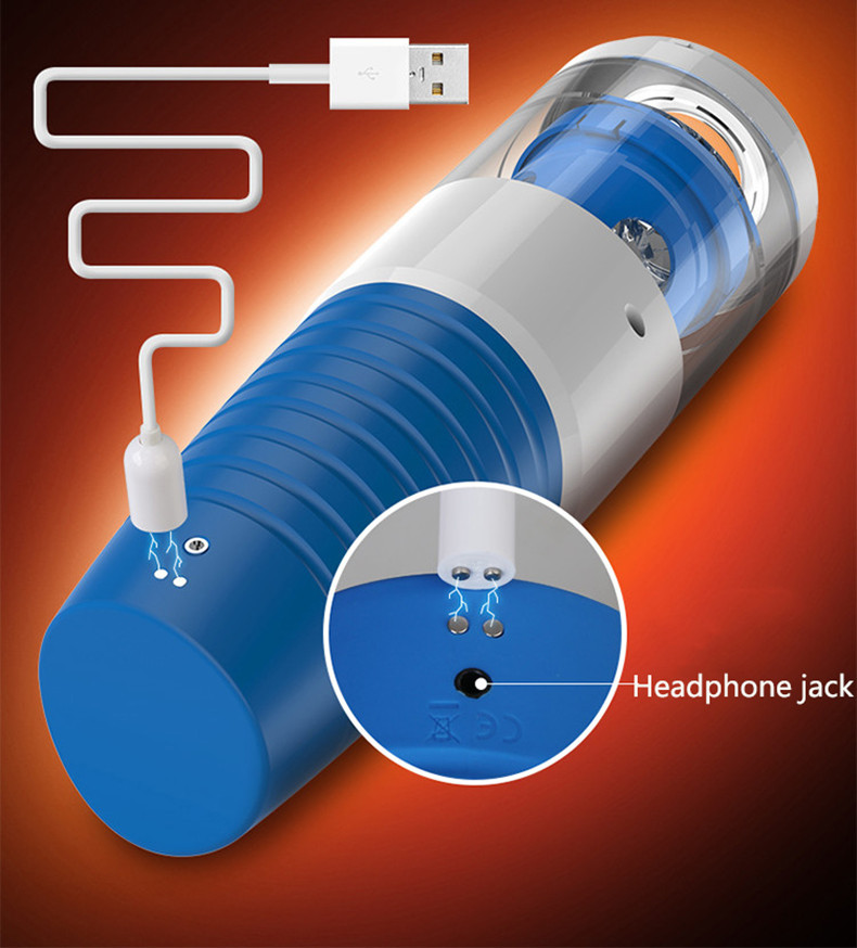 Âm đạo giả rung xoay thụt phát âm thanh Leten cao cấp tự động