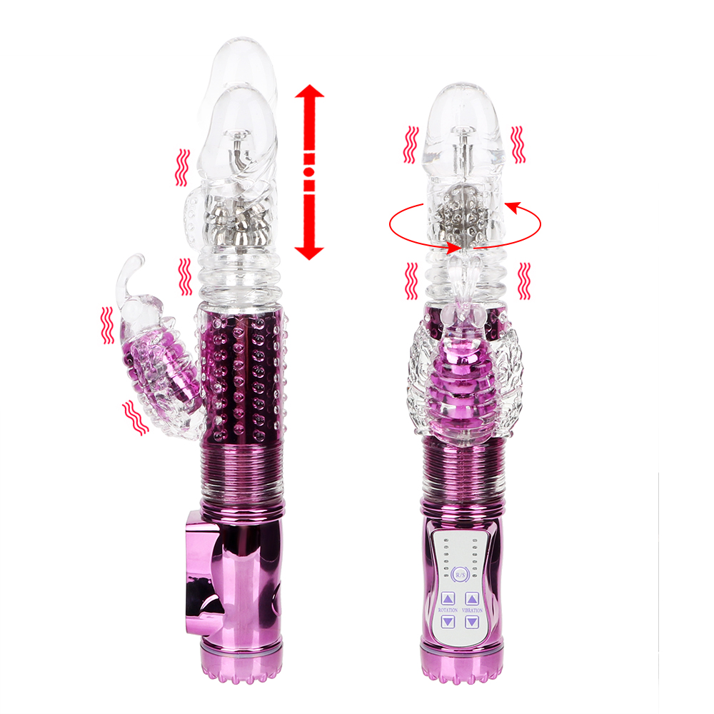 Dương vật giả rung thụt điểm G pin sạc silicone y tế an toàn