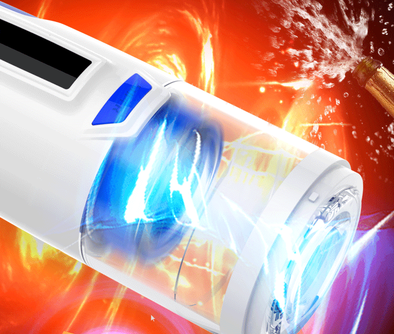 Âm đạo giả rung xoay thụt phát âm thanh Leten cao cấp tự động