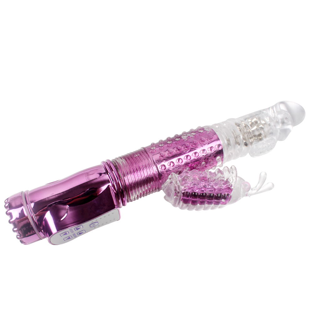 Dương vật giả rung thụt đa năng sạc điện silicone y tế an toàn